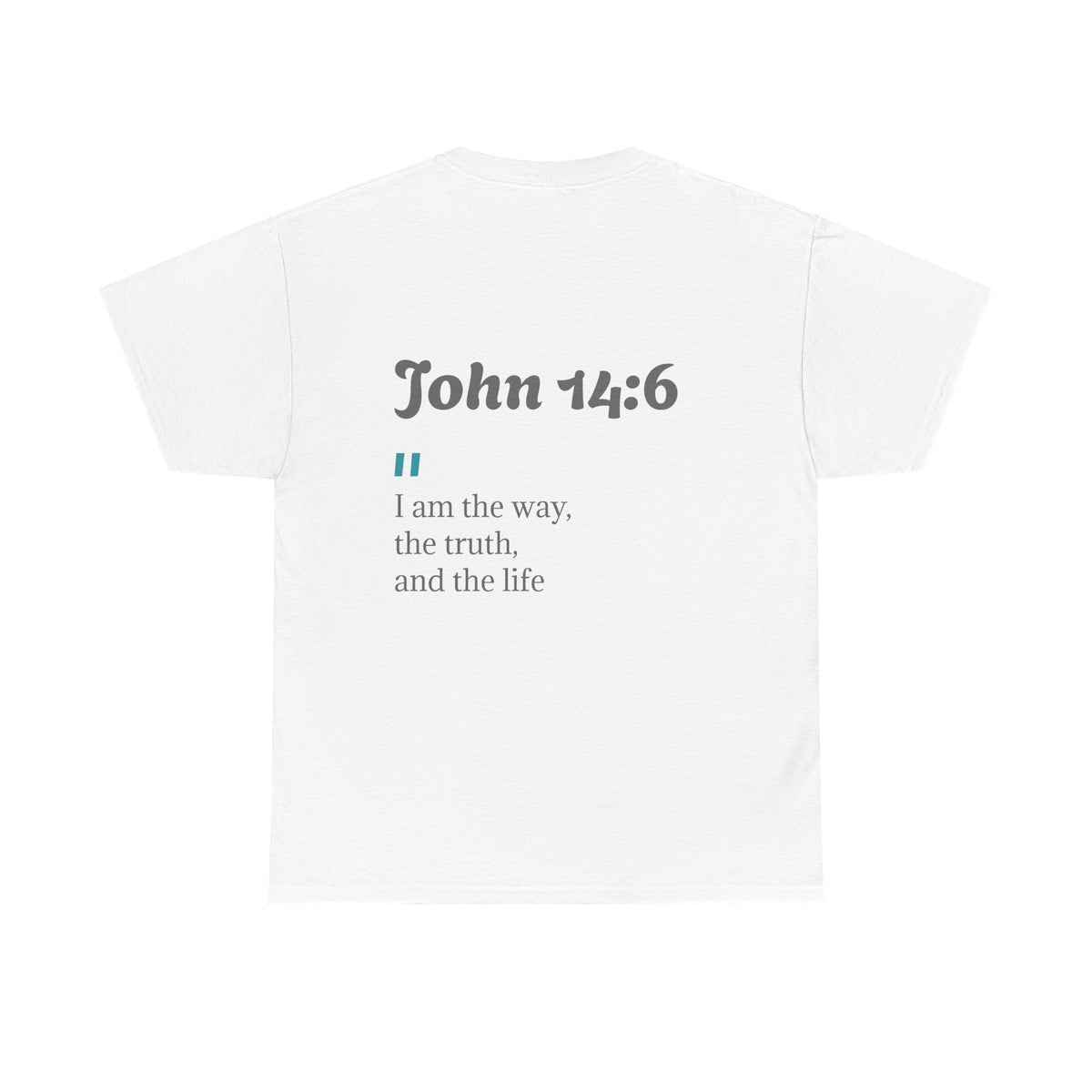 Tricou cu print „JESUS, TRUTH" — bumbac 100%, unisex
