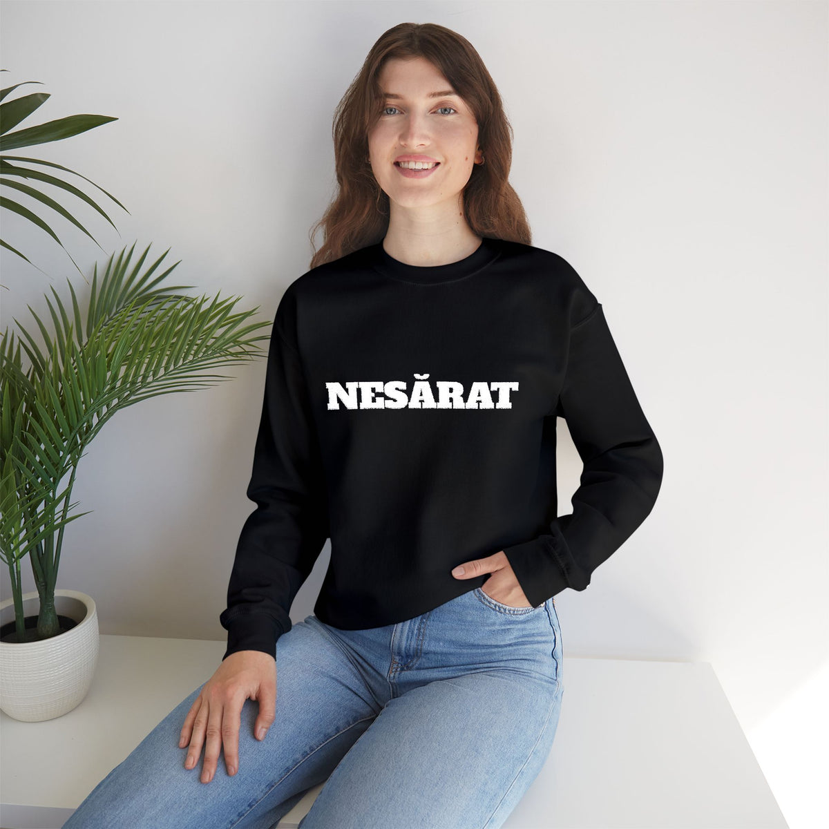 Bluză personalizată — crewneck cu printul tău