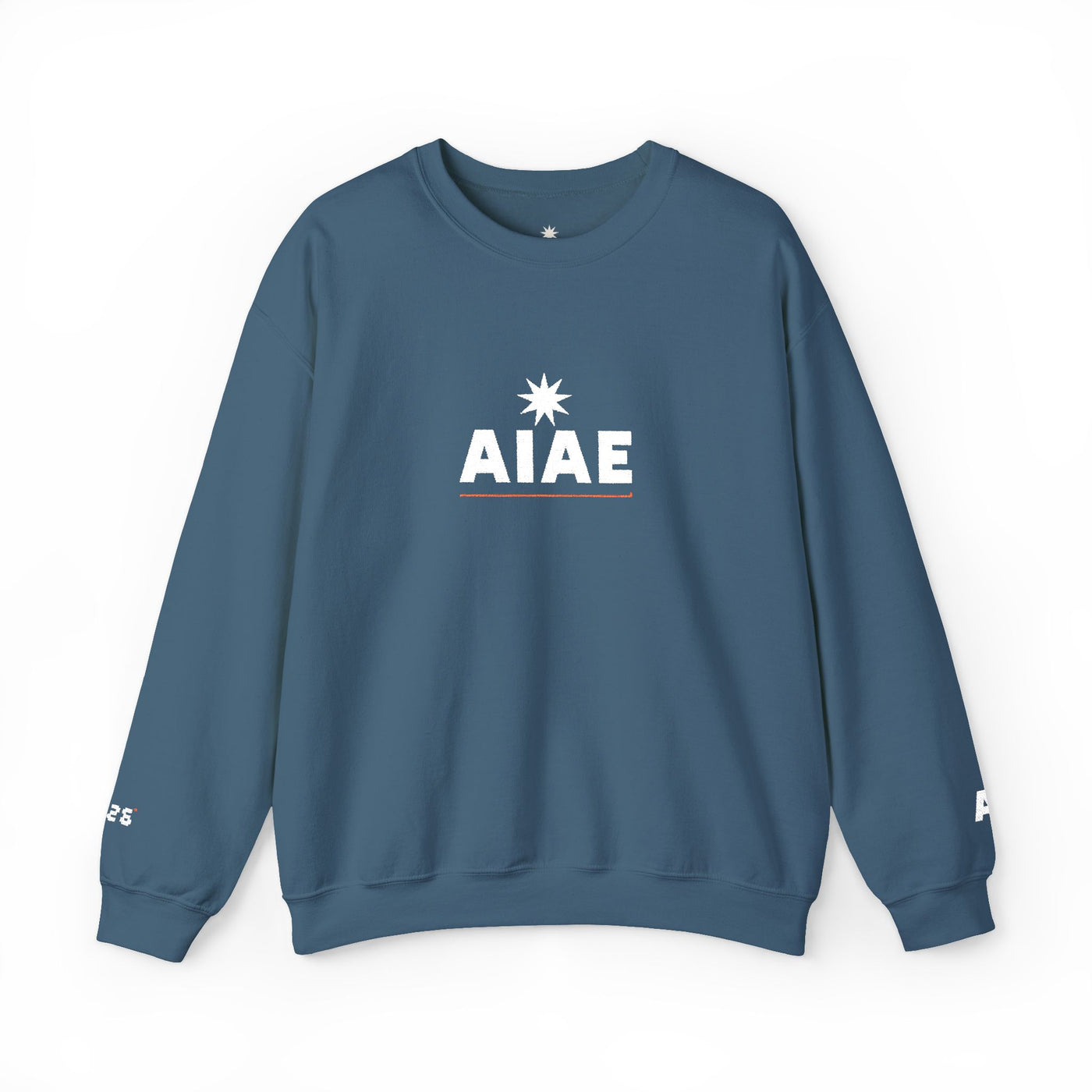 AIAE 01 — Embroidered Crewneck Minimal Wordmark