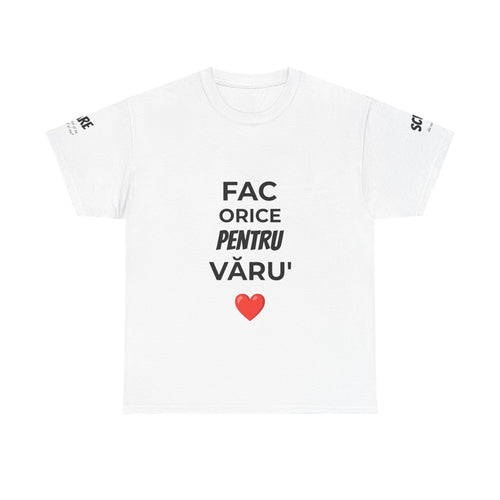 Tricou personalizat — bumbac greu, printul tău
