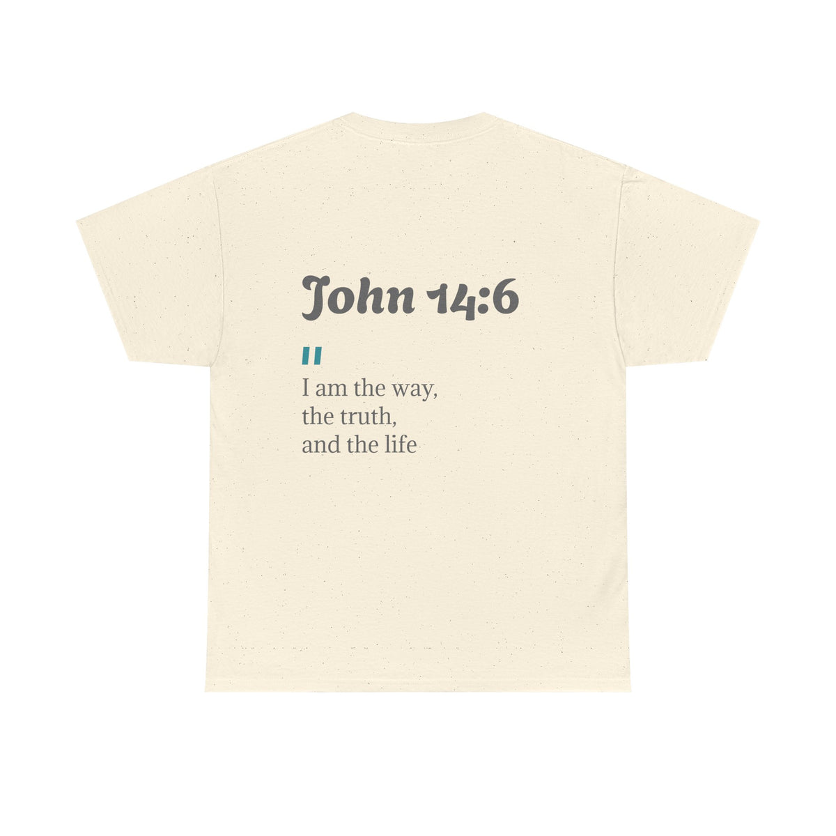 Tricou cu print „JESUS, TRUTH" — bumbac 100%, unisex