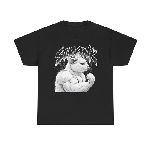 Tricou cu print „STRONK" — bumbac 100%, unisex