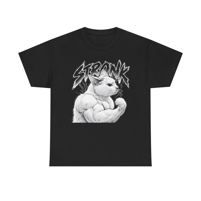 Tricou cu print „STRONK" — bumbac 100%, unisex