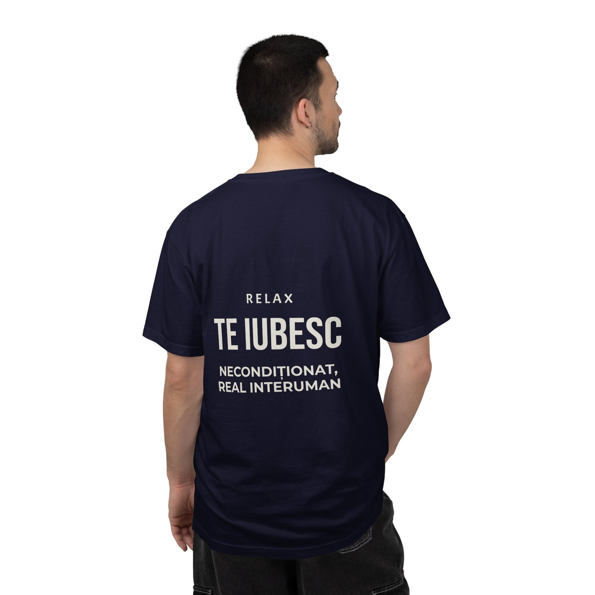 Tricou personalizat garment-dyed — printul tău