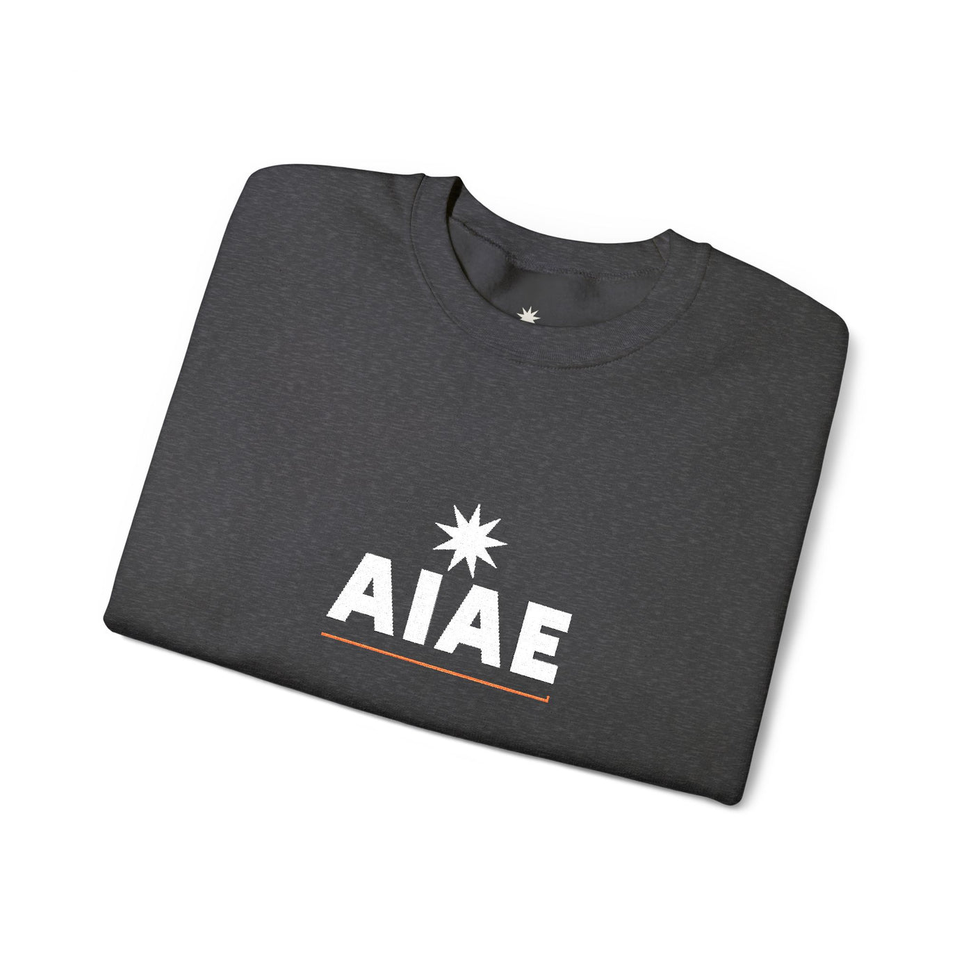 AIAE 01 — Embroidered Crewneck Minimal Wordmark