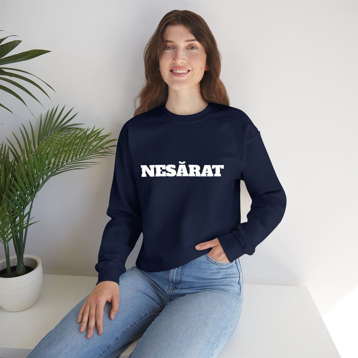 Bluză personalizată — crewneck cu printul tău