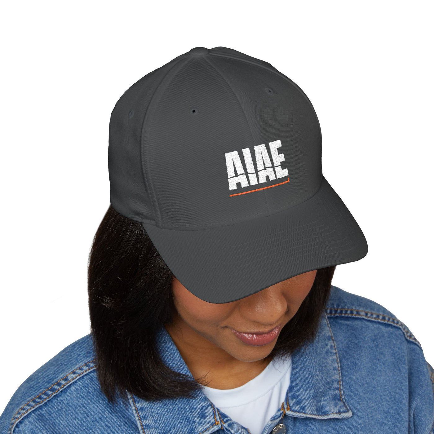 AIAE 01 — Structured Cap Fractured Wordmark