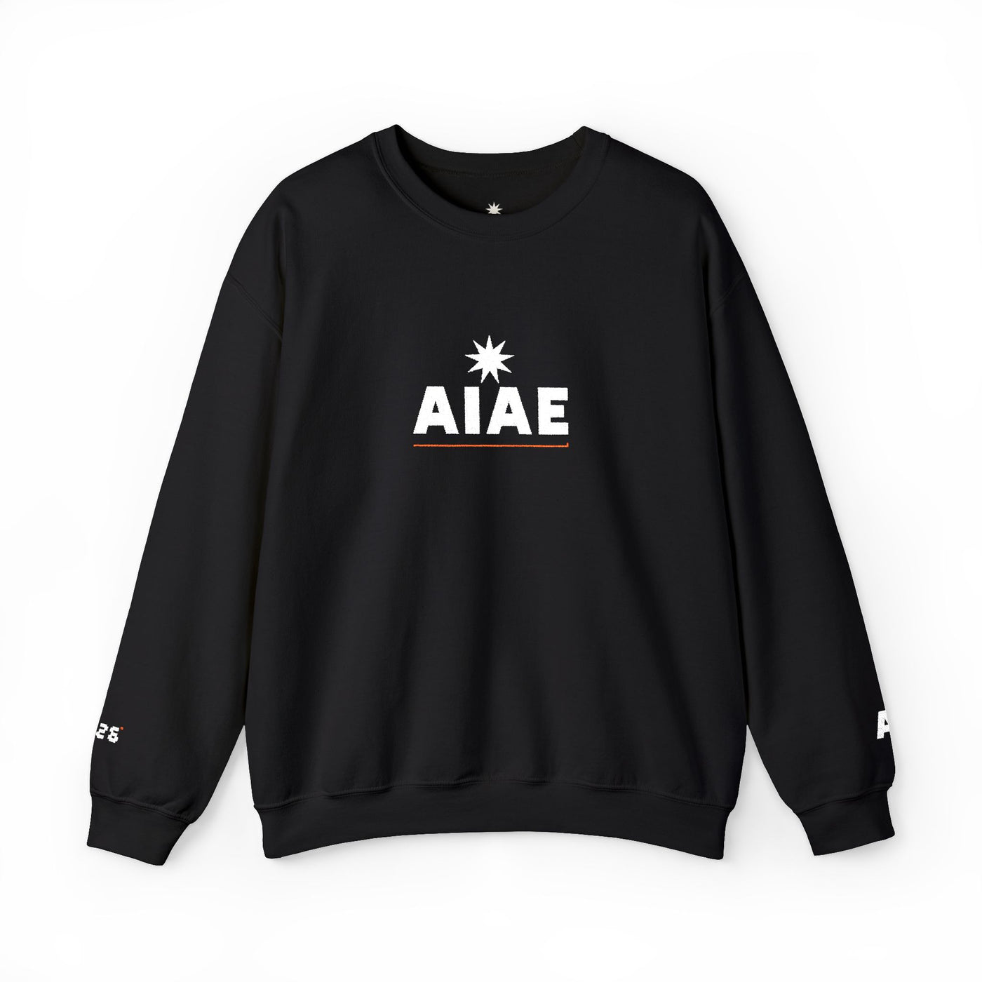 AIAE 01 — Embroidered Crewneck Minimal Wordmark