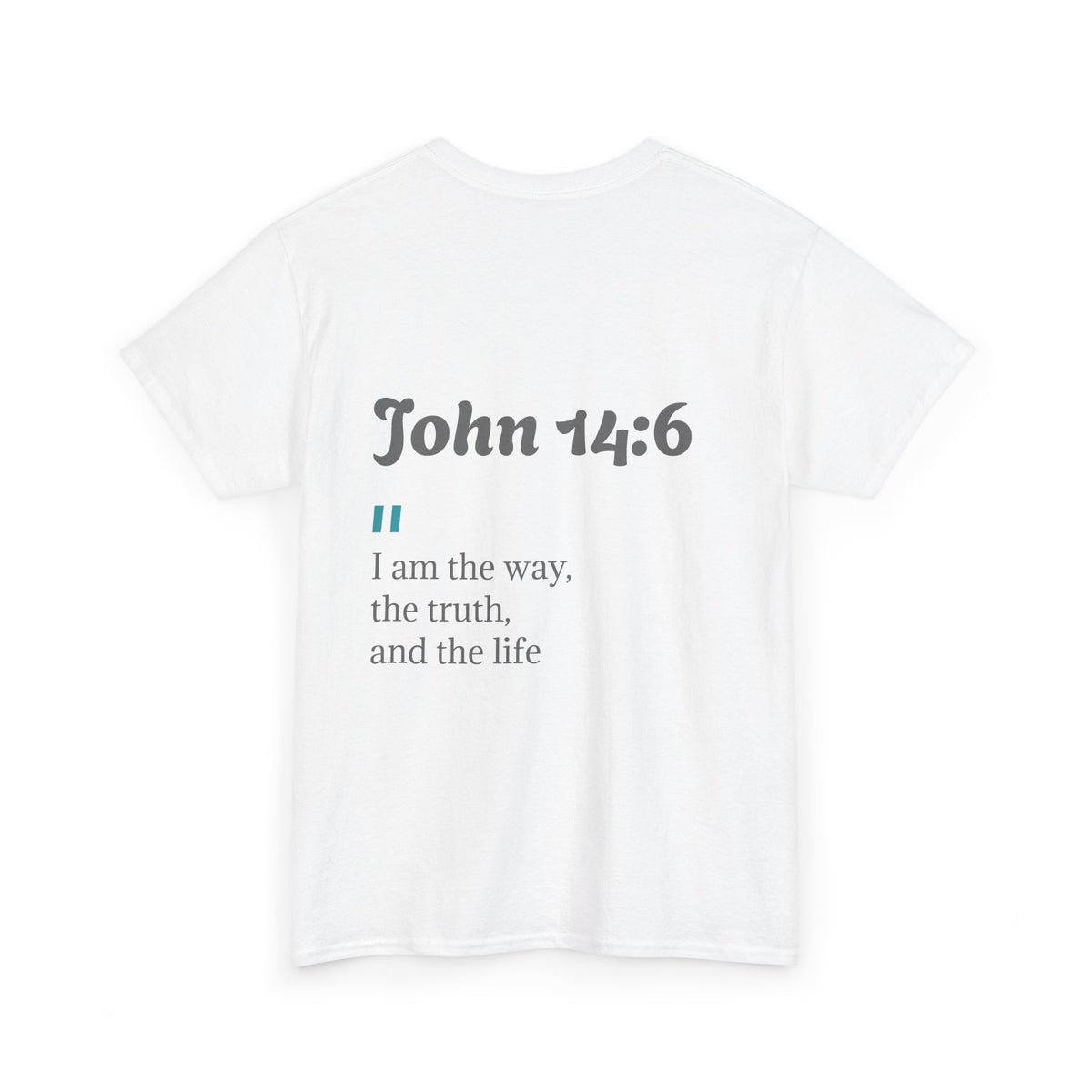 Tricou cu print „JESUS, TRUTH" — bumbac 100%, unisex