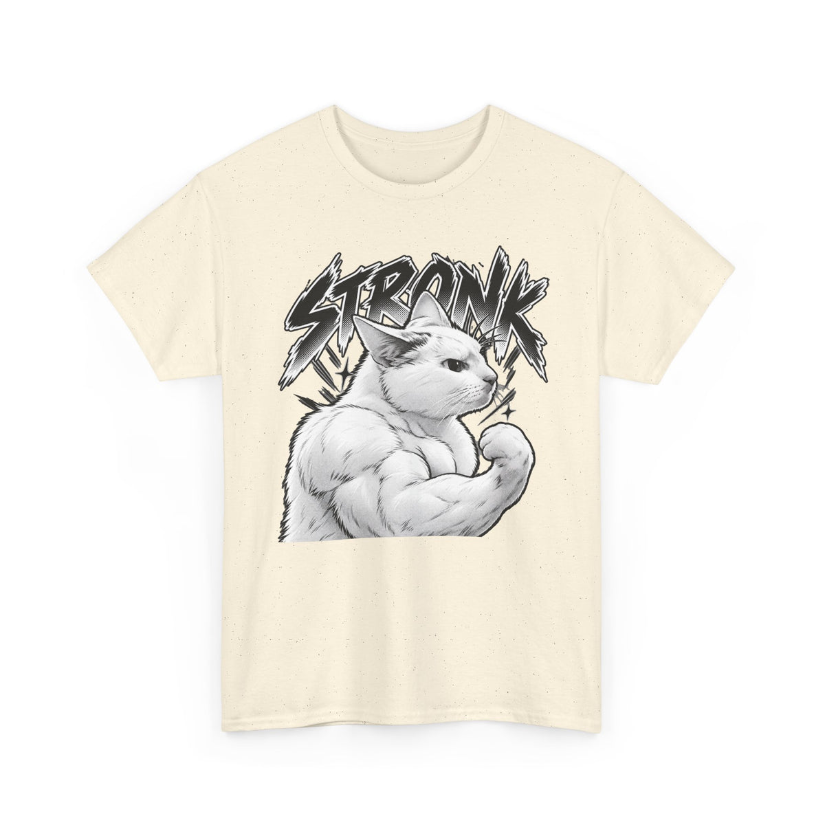Tricou cu print „STRONK" — bumbac 100%, unisex