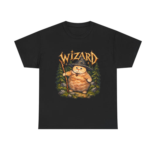 Tricou cu print „WIZARD." — bumbac 100%, unisex