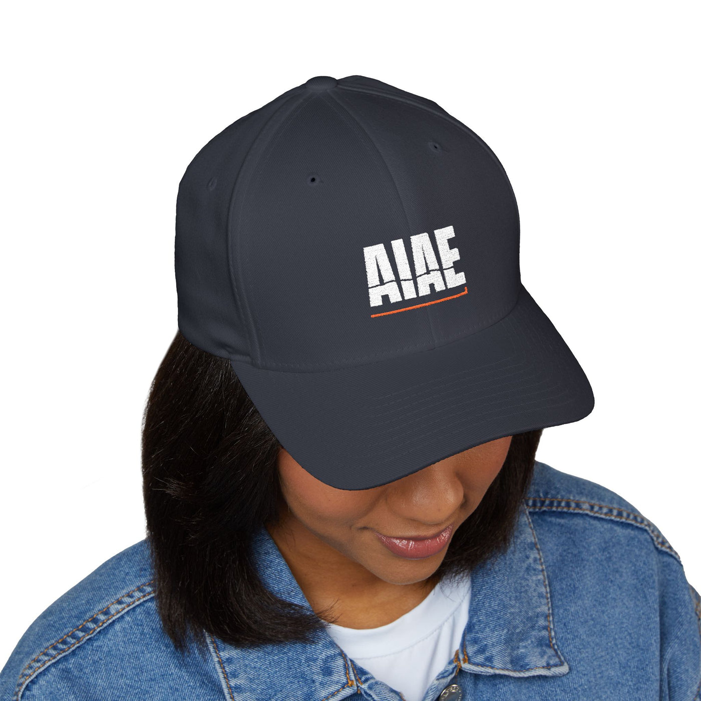 AIAE 01 — Structured Cap Fractured Wordmark