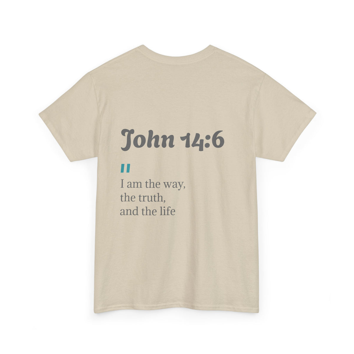 Tricou cu print „JESUS, TRUTH" — bumbac 100%, unisex