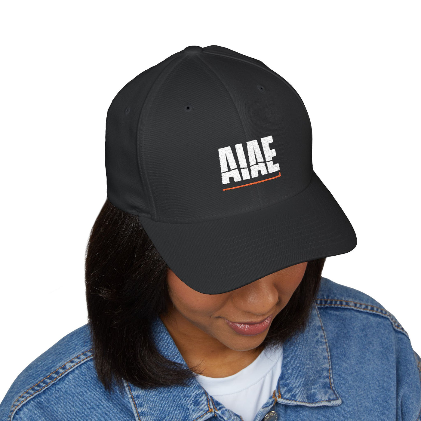 AIAE 01 — Structured Cap Fractured Wordmark