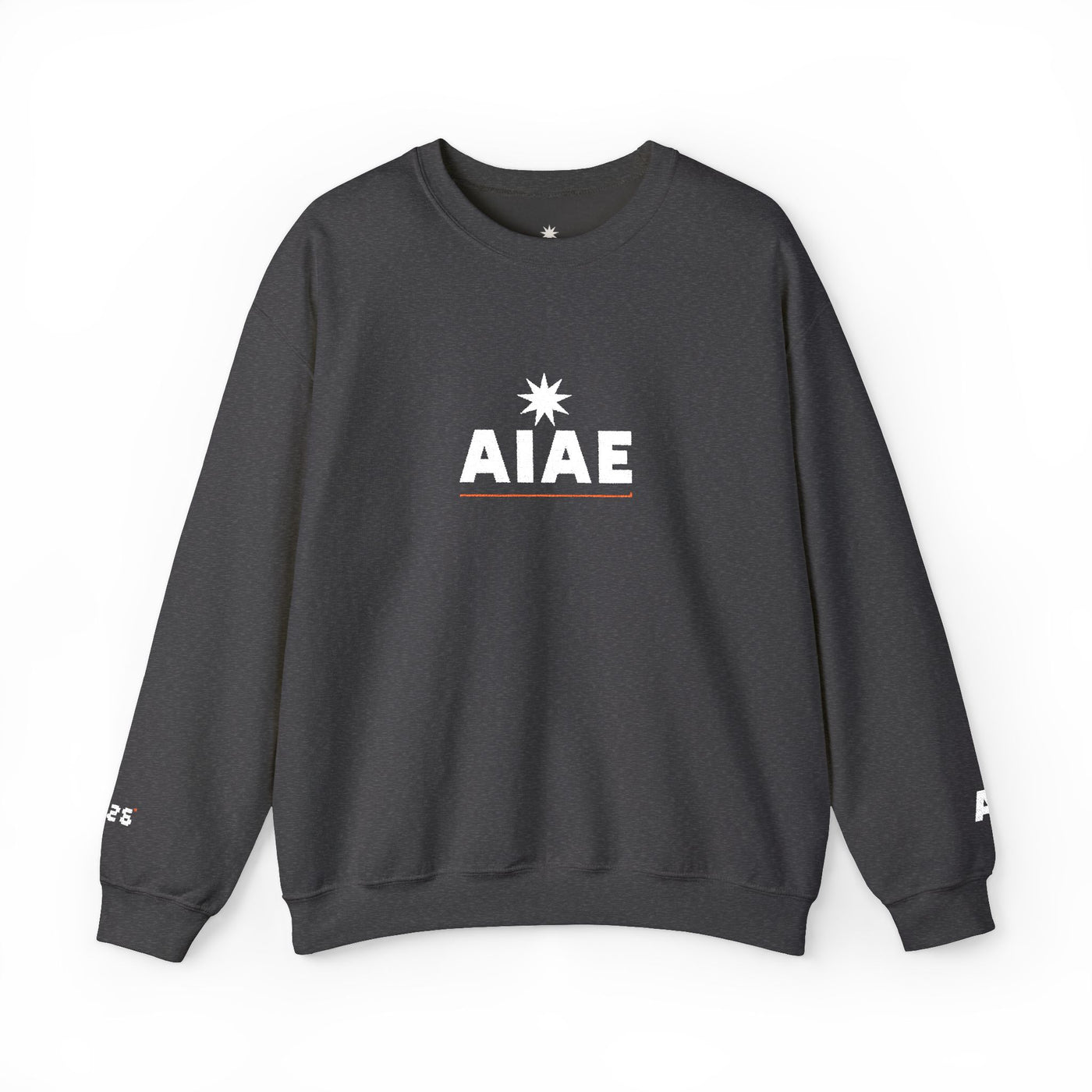 AIAE 01 — Embroidered Crewneck Minimal Wordmark