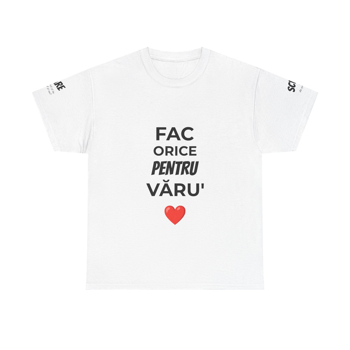 Tricou personalizat — bumbac greu, printul tău