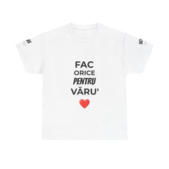 Tricou personalizat — bumbac greu, printul tău