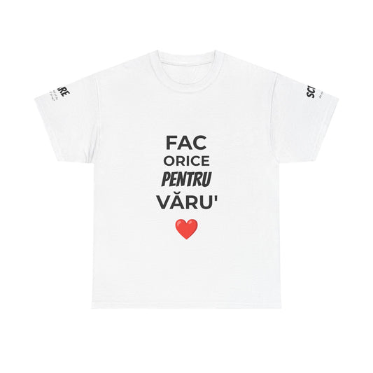 Tricou personalizat — bumbac greu, printul tău