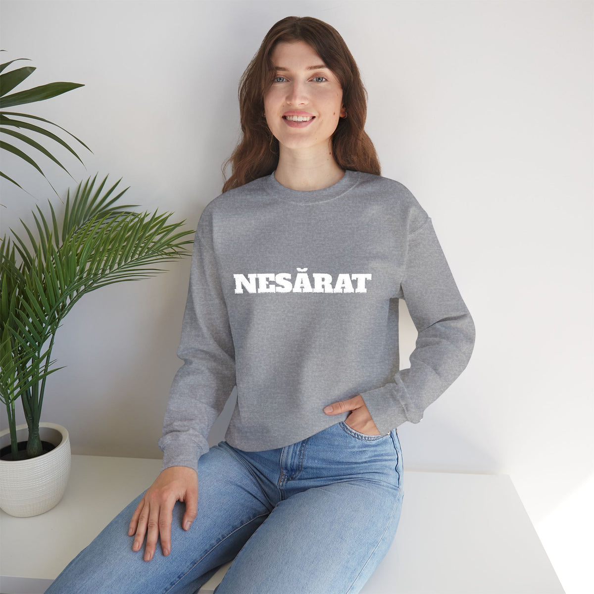 Bluză personalizată — crewneck cu printul tău