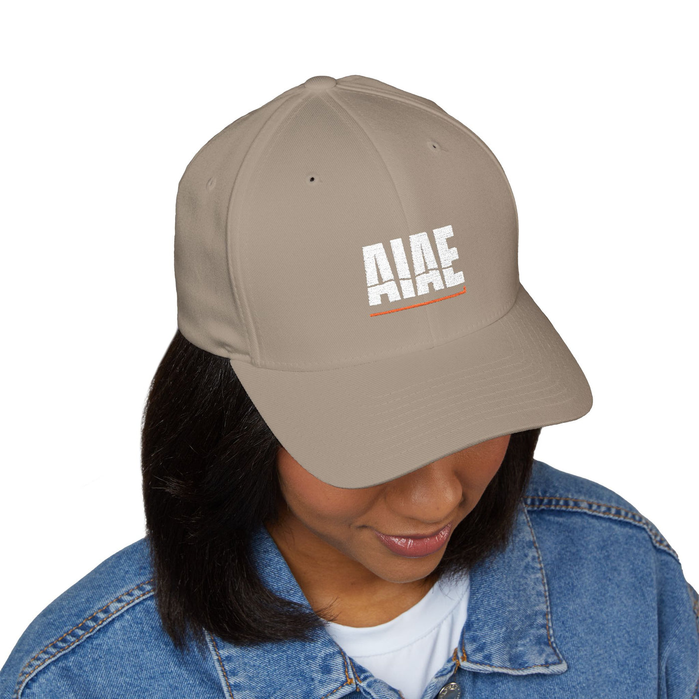 AIAE 01 — Structured Cap Fractured Wordmark