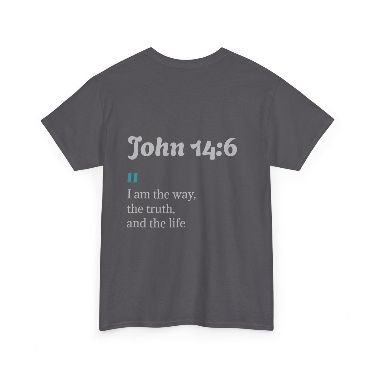Tricou cu print „JESUS, TRUTH" — bumbac 100%, unisex