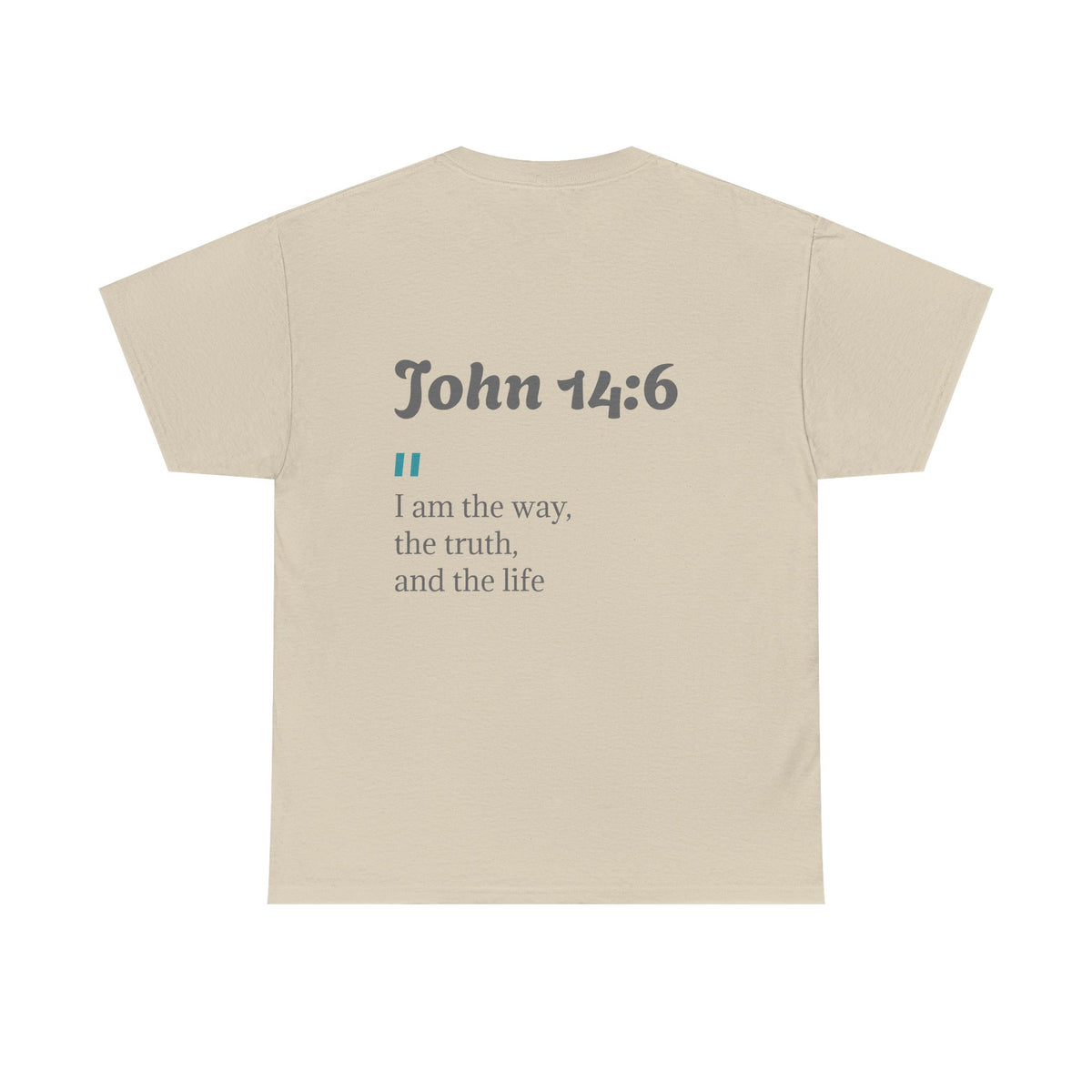 Tricou cu print „JESUS, TRUTH" — bumbac 100%, unisex