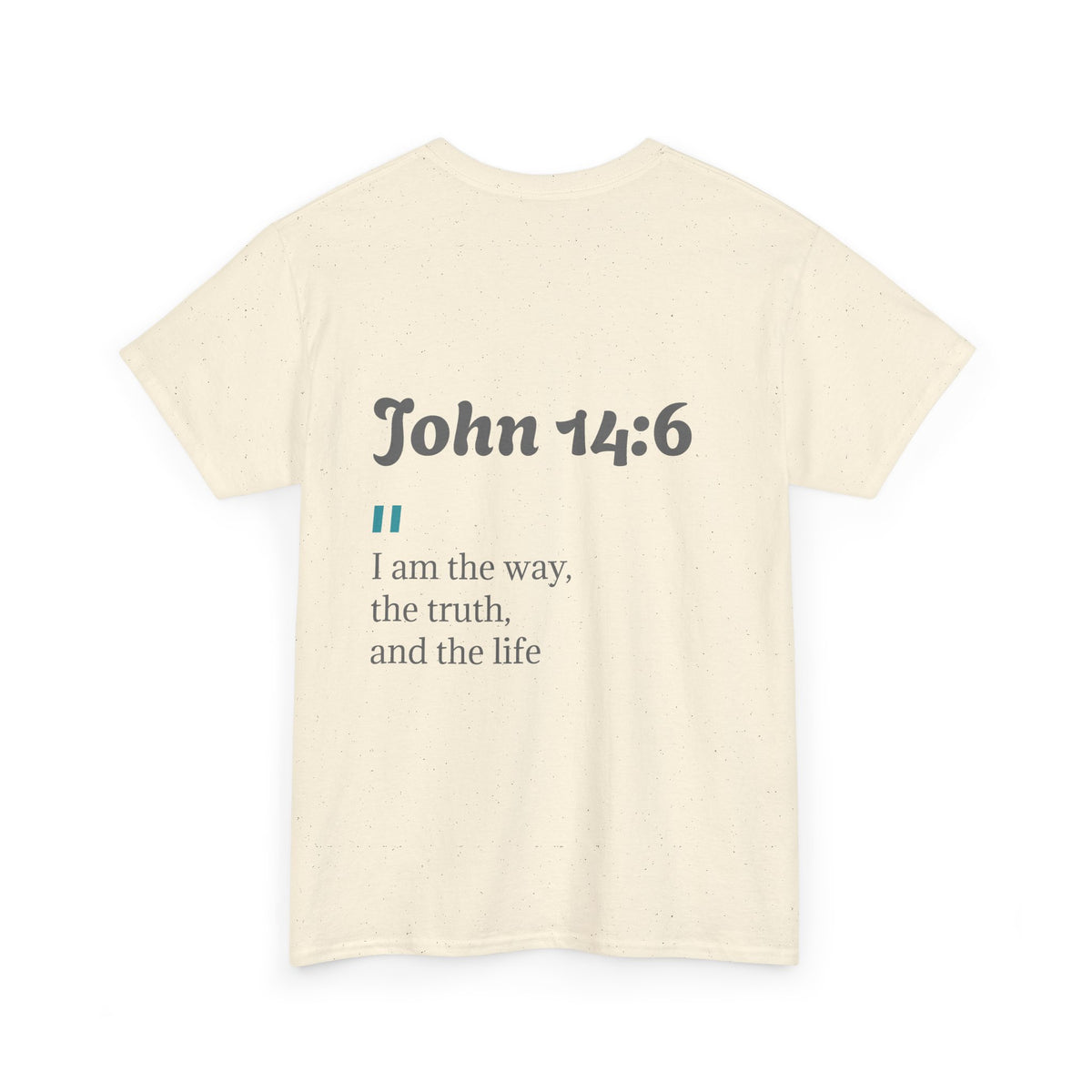 Tricou cu print „JESUS, TRUTH" — bumbac 100%, unisex