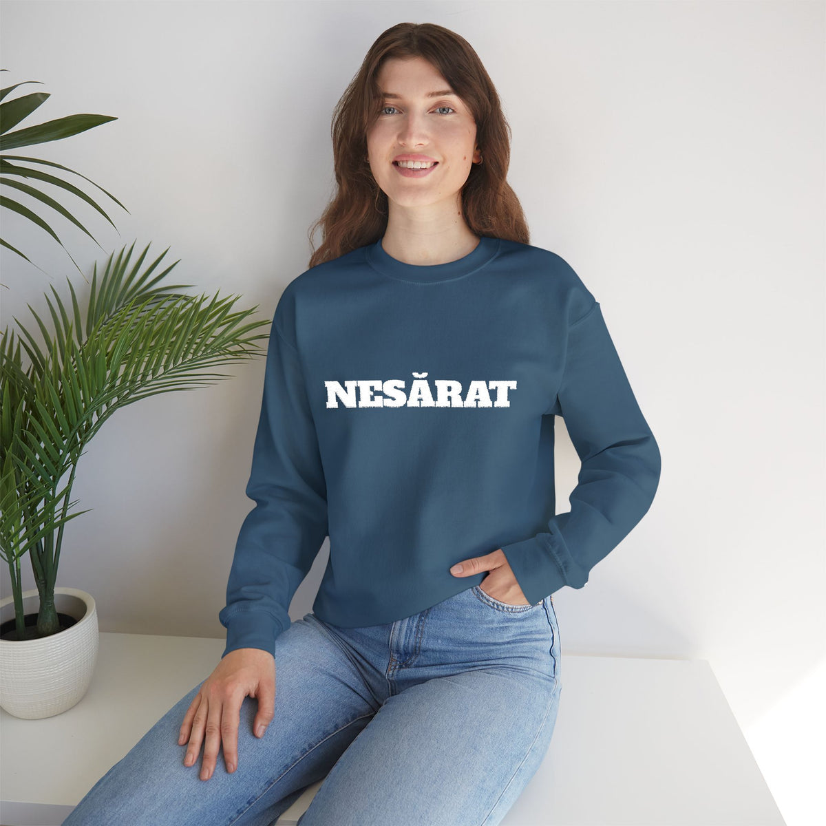 Bluză personalizată — crewneck cu printul tău