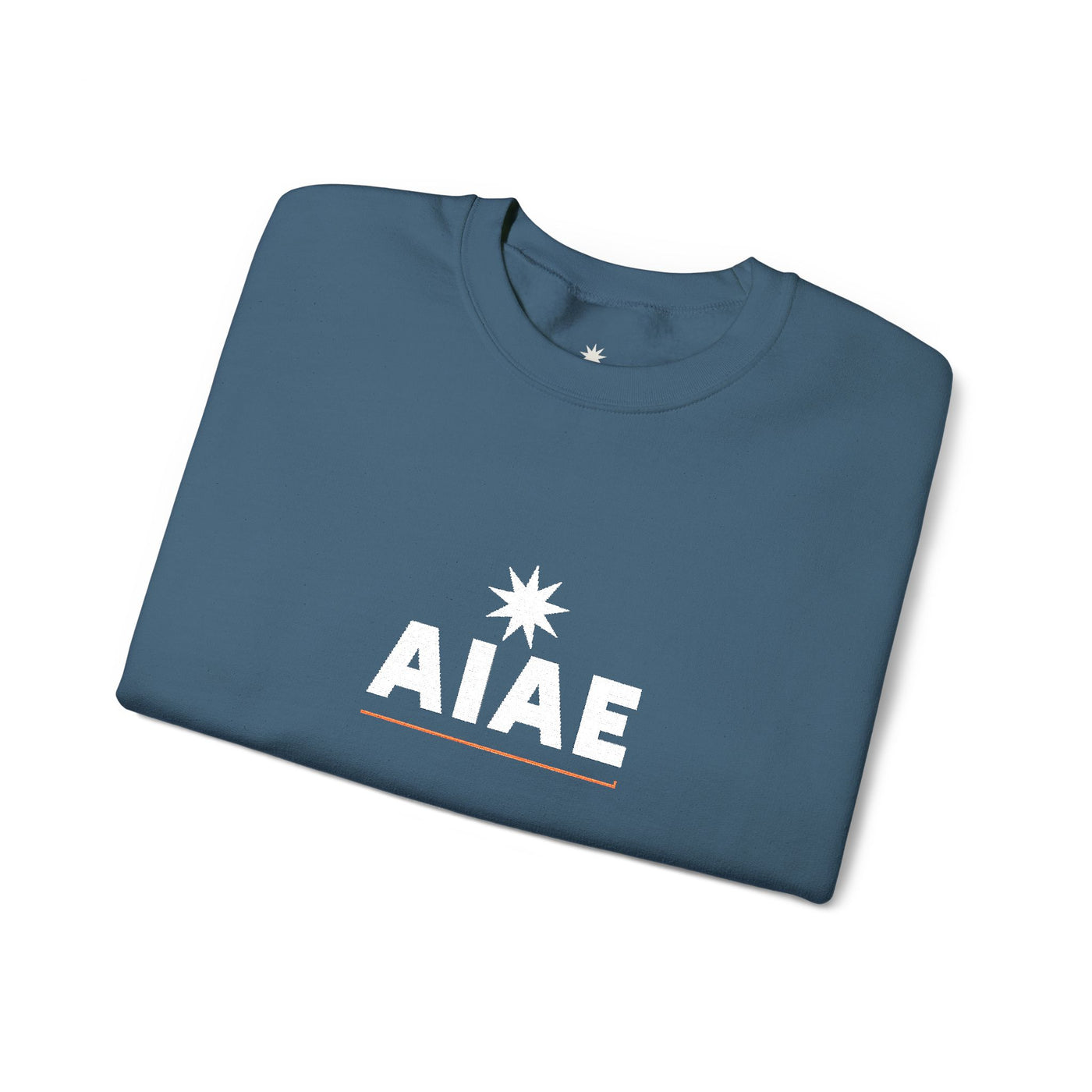 AIAE 01 — Embroidered Crewneck Minimal Wordmark