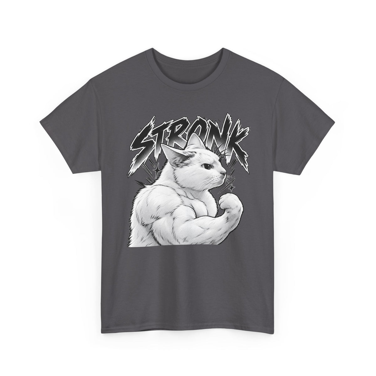 Tricou cu print „STRONK" — bumbac 100%, unisex
